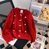 Ndyad round neck cardigan sweater HZ1024