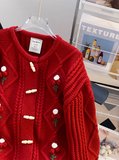 Ndyad round neck cardigan sweater HZ1024