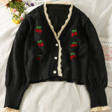 Ndyad Cardigan Cherry Sweater HZ1024