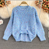 Ndyad Round Neck Long Sleeve Sweater HZ1024