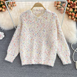 Ndyad Round Neck Long Sleeve Sweater HZ1024
