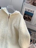 Ndyad zip-up knitted cardigan HZ1024