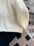 Ndyad zip-up knitted cardigan HZ1024