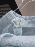 Ndyad ribbon design knitted sweater HZ1024