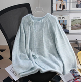 Ndyad ribbon design knitted sweater HZ1024