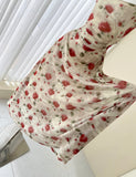 Ndyad red floral sling tea dress HZ1024
