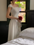 Ndyad pure desire style one-shoulder niche high-end waist temperament women's dress HZ1024