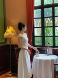 Ndyad pure desire style one-shoulder niche high-end waist temperament women's dress HZ1024