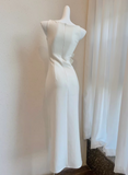 Ndyad ruffled suspender dress temperament banquet dress HZ1024