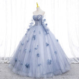 Ndyad Off Shoulder Tulle Long Prom Dress, Sweet Long Formal Dress HZ1024
