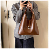 Ndyad retro shoulder bag casual bucket bag HZ1024