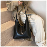 Ndyad retro shoulder bag casual bucket bag HZ1024