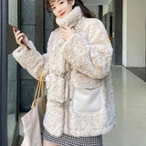 Ndyad Lamb Fur Padded Coat HZ1024
