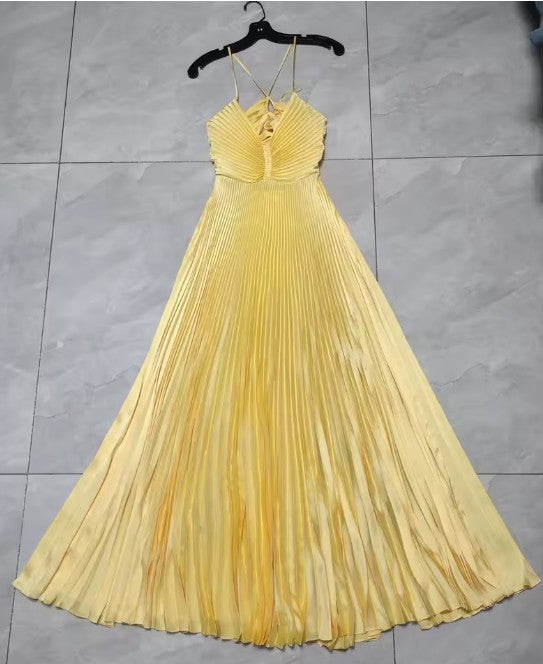 Ndyad Green Backless Prom Dress for Vegas Pool Party?? Glam Chiffon Evening Dress for Special Ocassion HZ1024
