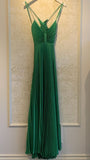 Ndyad Green Backless Prom Dress for Vegas Pool Party?? Glam Chiffon Evening Dress for Special Ocassion HZ1024