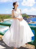 Ndyad A Line Tulle Dress Summer Dress HZ1024