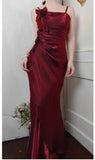 Ndyad Retro Chiffon Ruffles Prom Dress ??Charming Evening Dress for Quinceanera&Graduation HZ1024