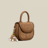 Ndyad autumn and winter niche design saddle bag retro versatile hand-held shoulder messenger bag HZ1024