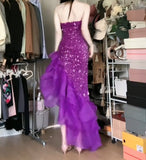 Ndyad Mermaid Sequined Strapless Tulle Evening HZ1024