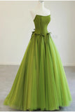 Ndyad ??Fairytale Tulle Ball Dress for Wedding & Birthday - Strapless A-line Evening Dress HZ1024
