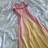 Ndyad Spaghetti Straps Chiffon Colorful Party Dress Gothic Short Prom Dress Homecoming Dresses HZ1024
