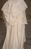 Ndyad Tulle Lace Strapless Two-piece Evening Dress Simple Wedding Dress HZ1024