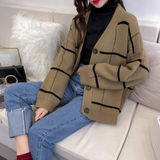 Ndyad style all-match knitted cardigan coat HZ1024