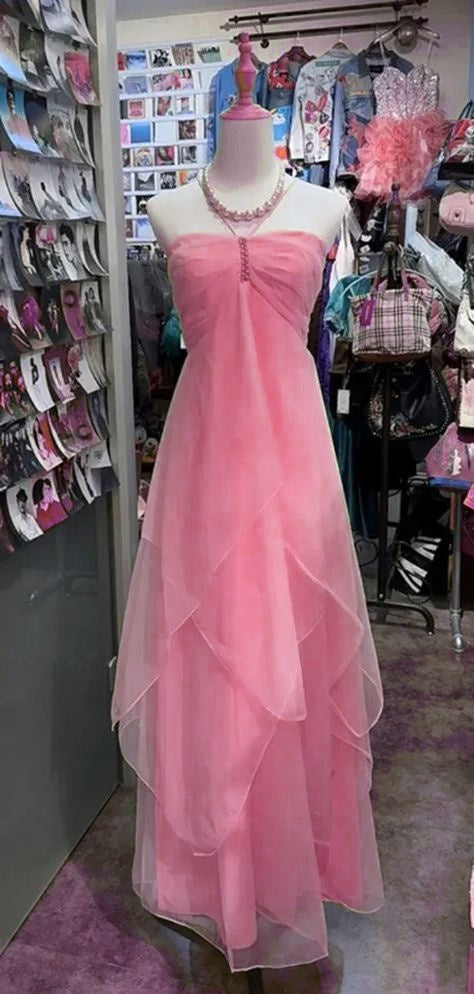 Ndyad Yellow Chiffon Cocktail Party Dresses Halter Neck Sleeveless Guest Dresses HZ1024