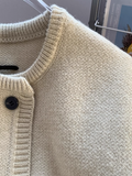 Ndyad Breasted Knitted Vest Sweater HZ1024