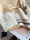 Ndyad preppy style polo neck pullover sweater HZ1024