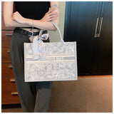 Ndyad canvas shoulder commuter handbag HZ1024