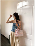 Ndyad canvas shoulder commuter handbag HZ1024