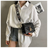 Ndyad diamond chain bag wide shoulder strap shoulder crossbody bag HZ1024