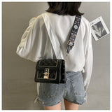 Ndyad diamond chain bag wide shoulder strap shoulder crossbody bag HZ1024