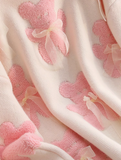 Ndyad Pink Bear Bow Round Neck Sweater HZ1024
