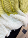 Ndyad mink velvet hooded knitted sweater HZ1024