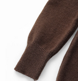 Ndyad pattern crew neck long sleeve sweater HZ1024