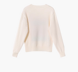 Ndyad pattern crew neck long sleeve sweater HZ1024