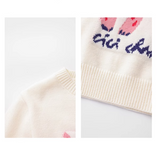 Ndyad pattern crew neck long sleeve sweater HZ1024