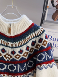 Ndyad Isle Turtleneck Thickened Vintage Preppy Zipper long sleeves Cardigan HZ1024