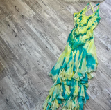 Ndyad Halter Sheath Beaded Chiffon Prom Dresses, Yellow Homecoming Dresses HZ1024
