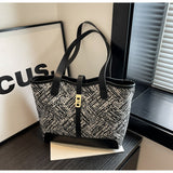 Ndyad Capacity Printed Canvas Shoulder Bag HZ1024