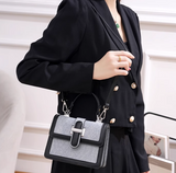Ndyad contrast color small square bag single shoulder handbag crossbody bag HZ1024