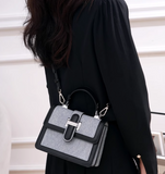Ndyad contrast color small square bag single shoulder handbag crossbody bag HZ1024