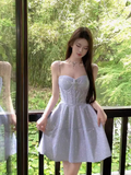 Ndyad Sweetheart Homecoming Dress,Spaghetti Strap Short Prom HZ1024