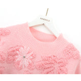 Ndyad floral embroidered crewneck sweater HZ1024