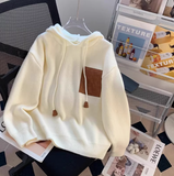 Ndyad retro loose hooded sweater HZ1024