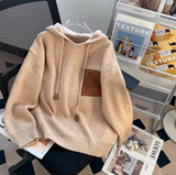 Ndyad retro loose hooded sweater HZ1024