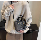 Ndyad shoulder crossbody bag portable bucket bag HZ1024