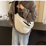 Ndyad versatile nylon cloth crescent bag HZ1024